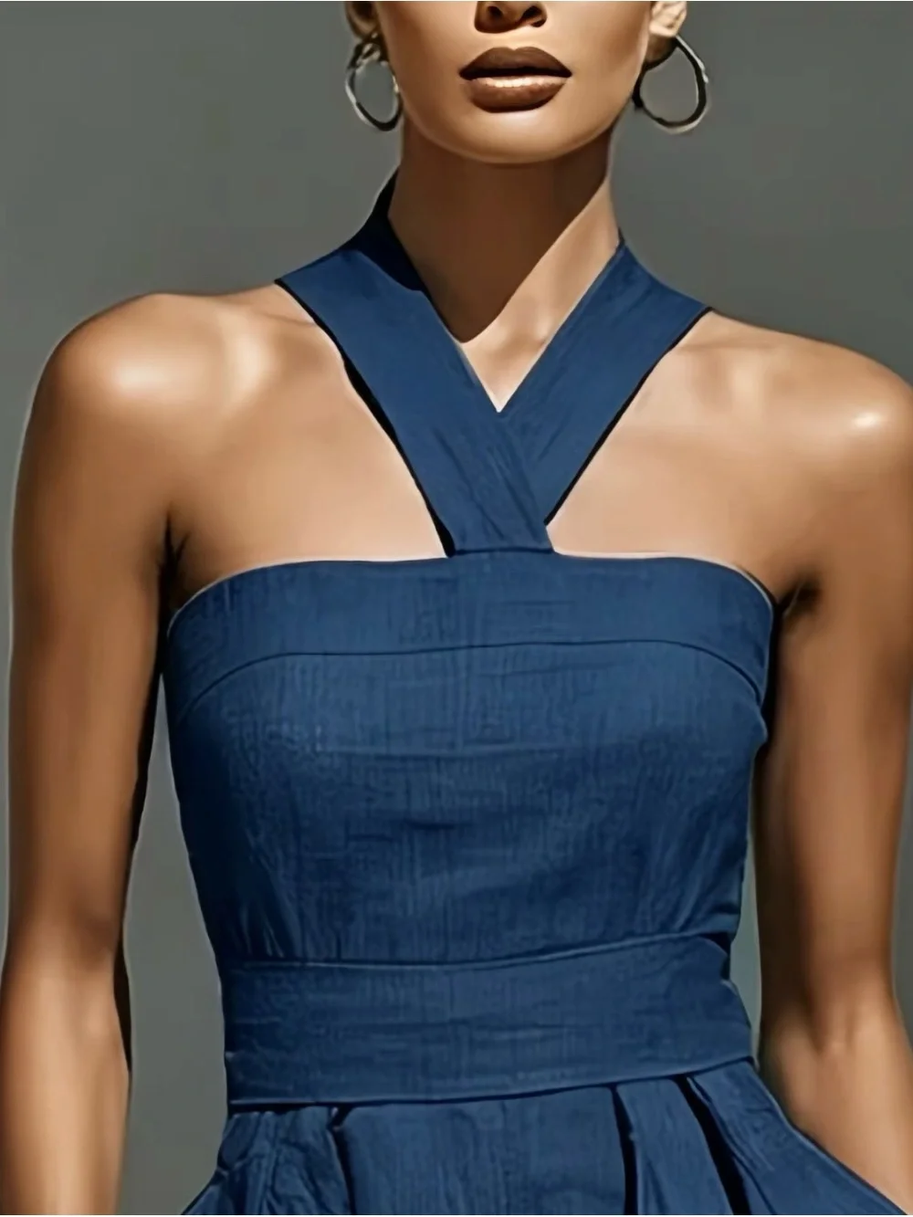 Navy blue jumpsuit